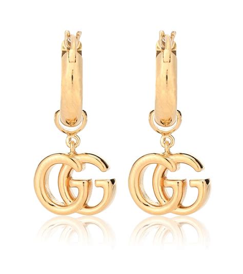 gucci pendant earrings|gucci gold jewellery earrings.